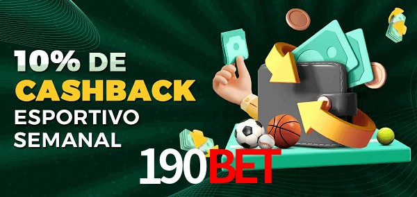 10% de bônus de cashback na 190bet